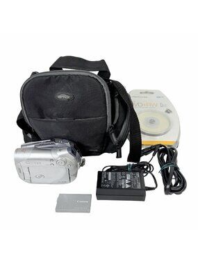 Canon DC100 DVD Camcorder 25x Optical Zoom with Bag BUNDLE TESTED WORKING